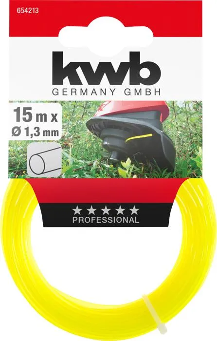 Nylonfaden gelb 1,3mm x 15m
