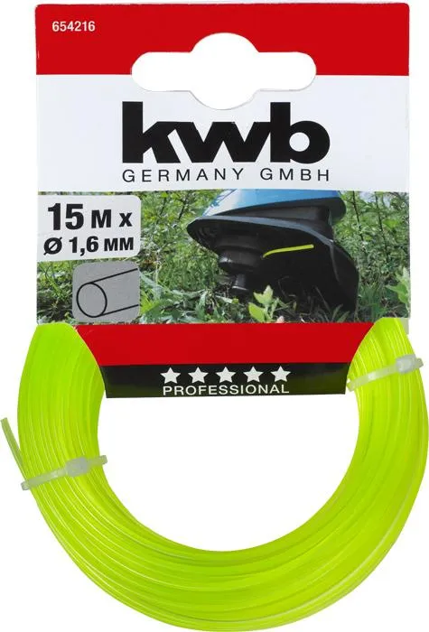 Nylonfaden gelb 1,6mm x 15m