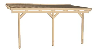 Terrassen&uuml;berdachung 671 Gr. 2