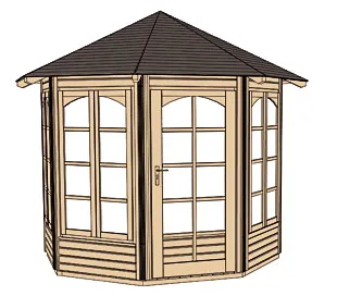 8-Eck Pavillon 234 B