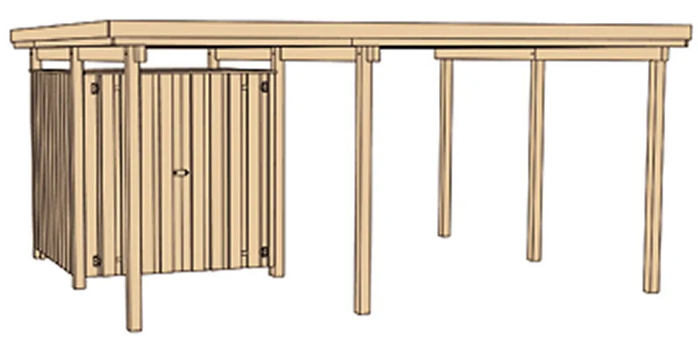 Carport 607 Gr. 1 inkl. GR