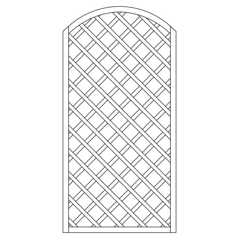 Rankzaun (10x10) Leimholzbog.