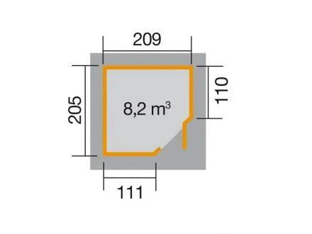 BBH 21mm 229 Gr. 1 grau