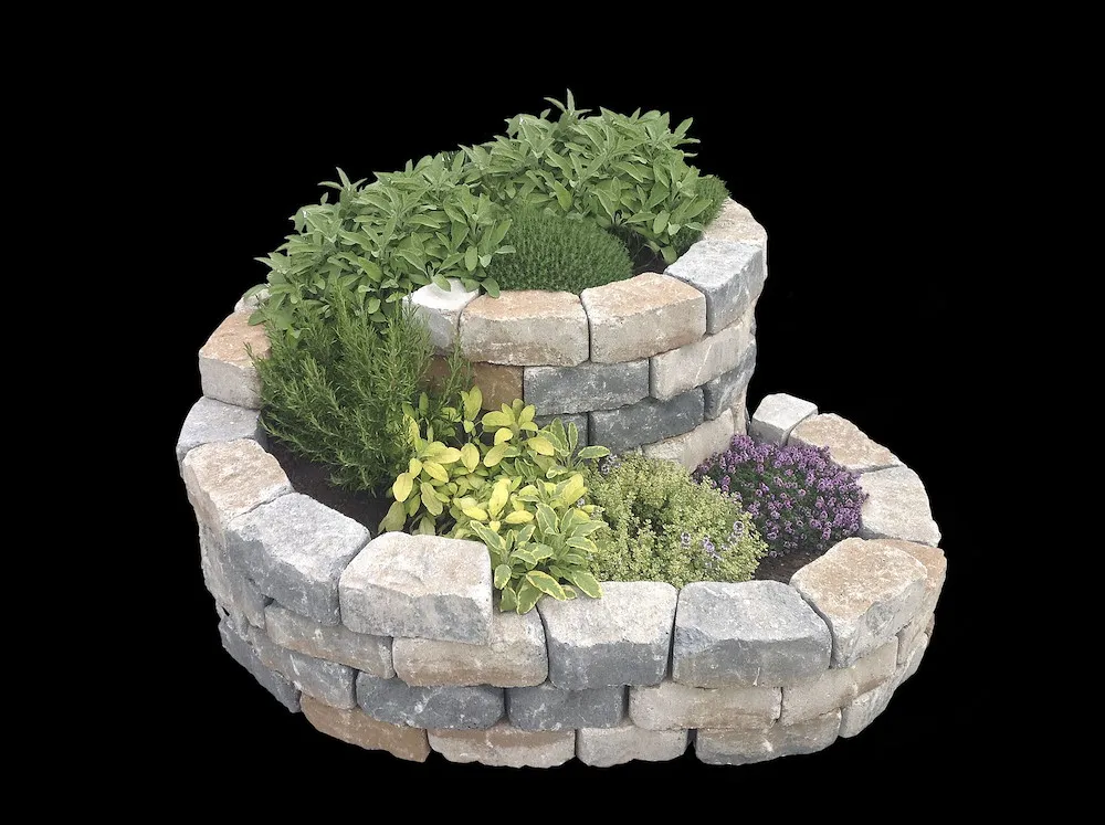 Kr&auml;uterspirale Kilimanjaro