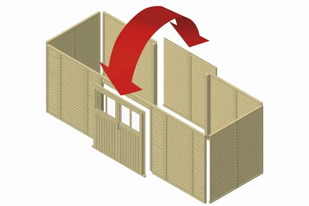 Carport Ger&auml;teraum 1