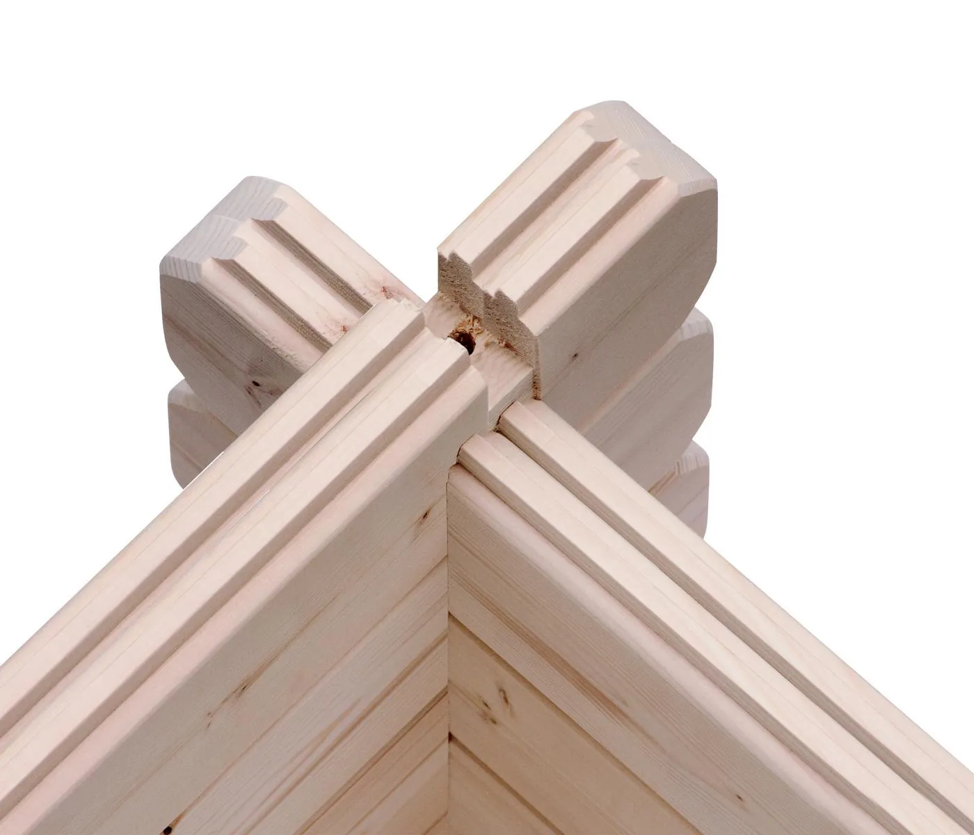 Blockhausgarage 40mm Satteld.