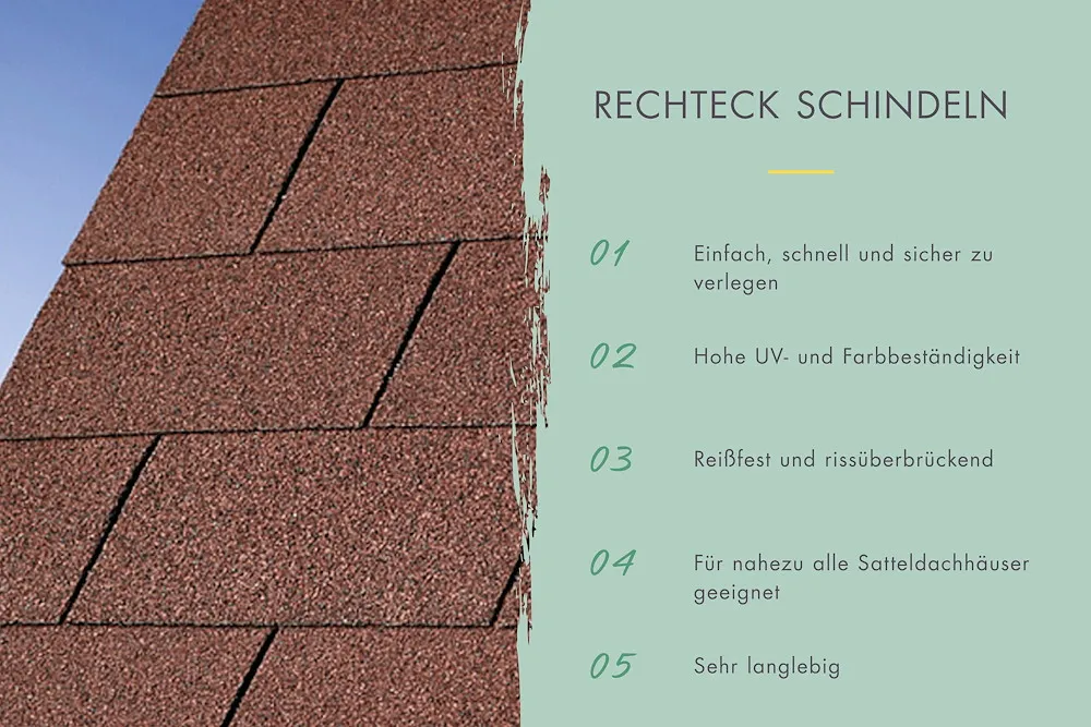 GH Dachschindeln Rechteck