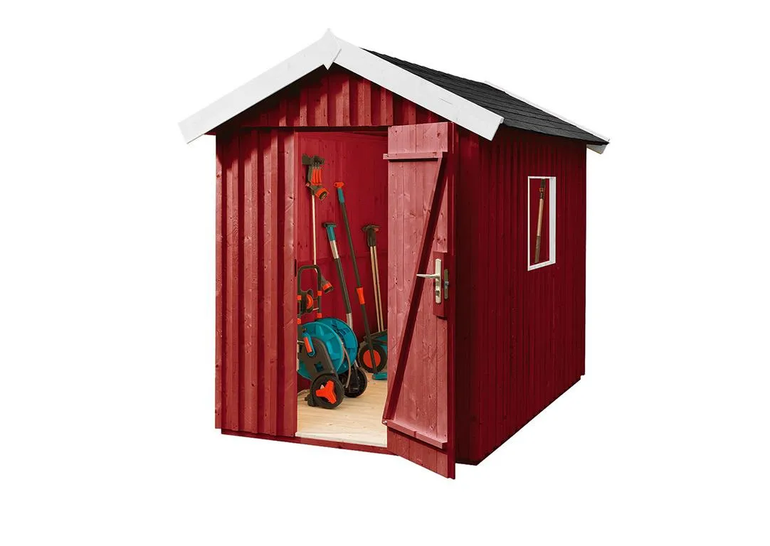 Schwedenhaus 2, rot, 16 mm