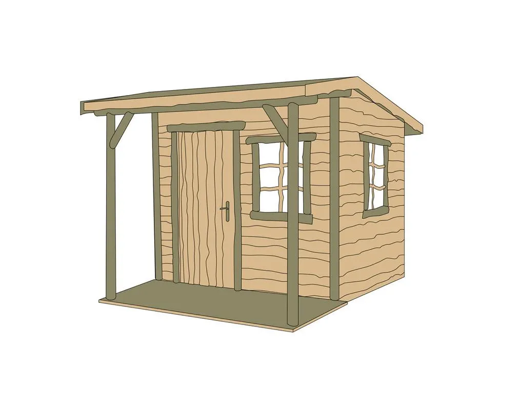 Gartenhaus 820 Gr. 1