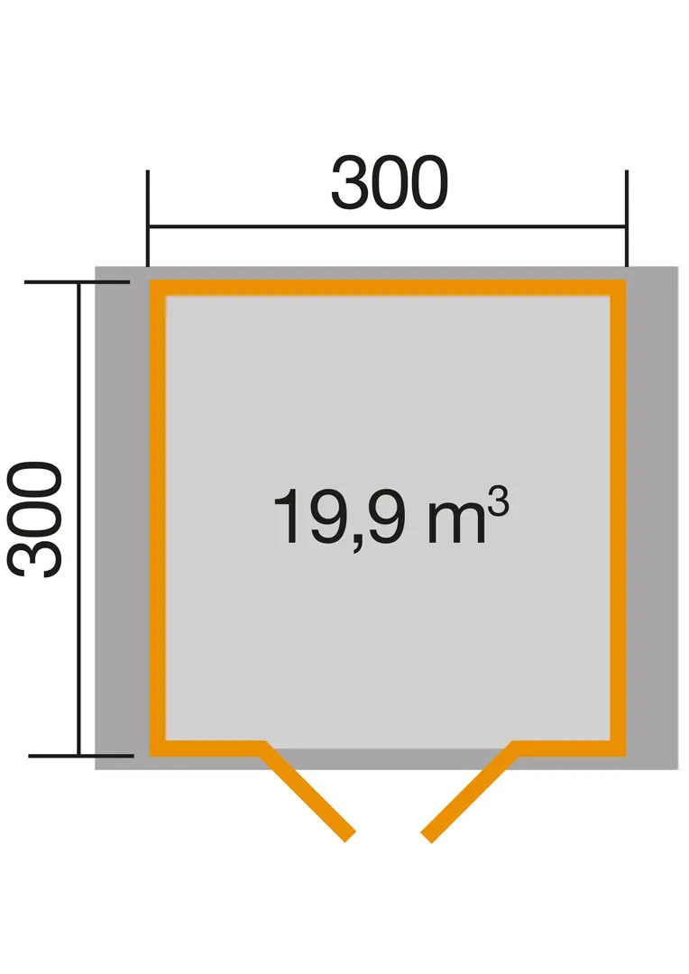 Gartenhaus 132 Gr. 4