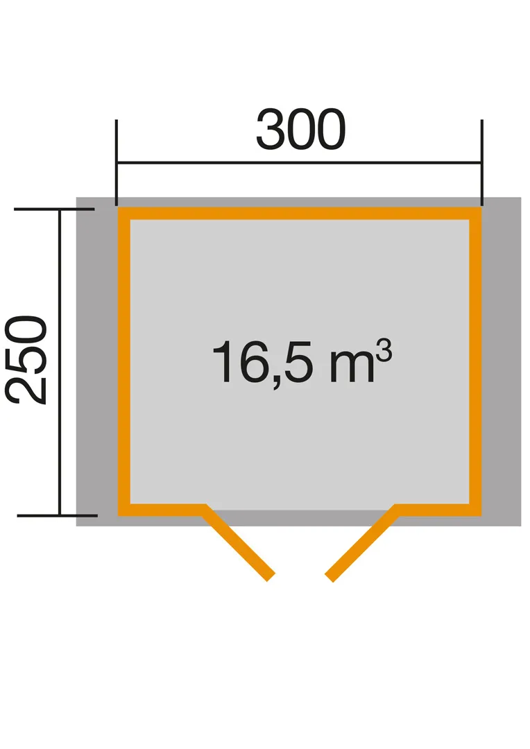 Gartenhaus 132 Gr. 3