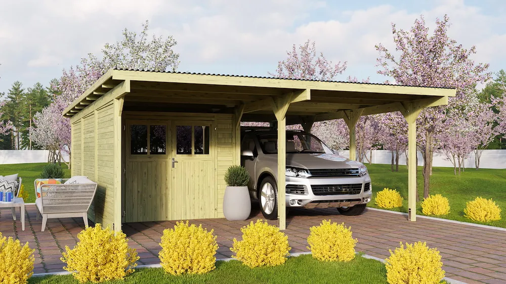 Carport doppelt Eco 2 B