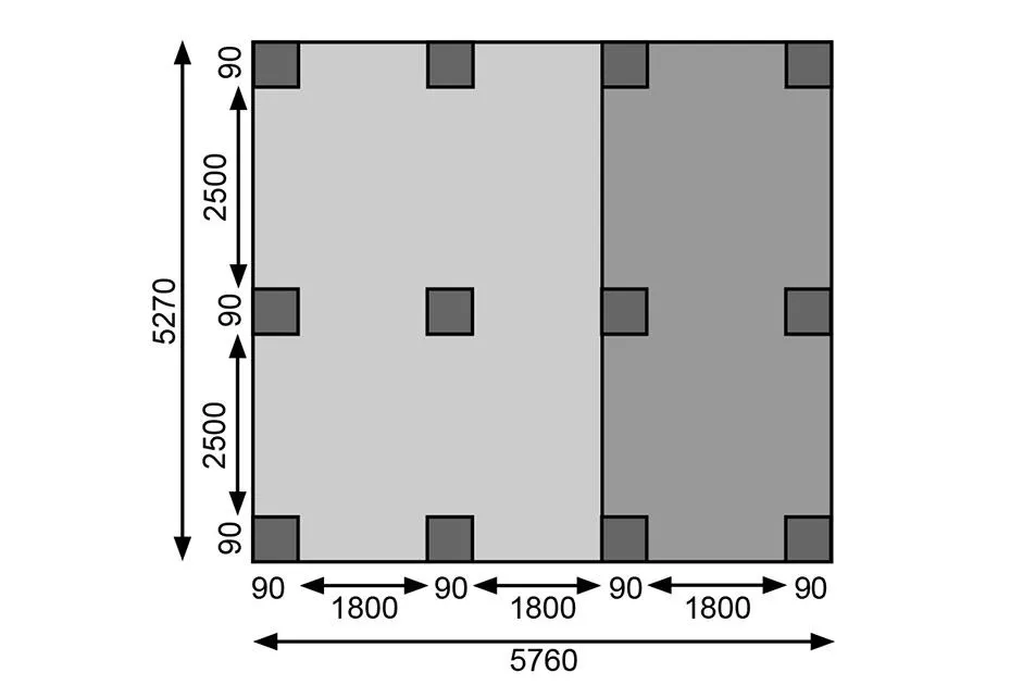 Carport doppelt Eco 2 B