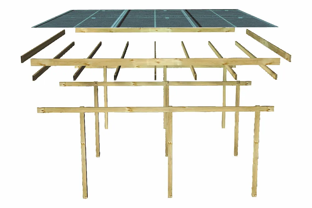 Carport doppelt Eco 2 B