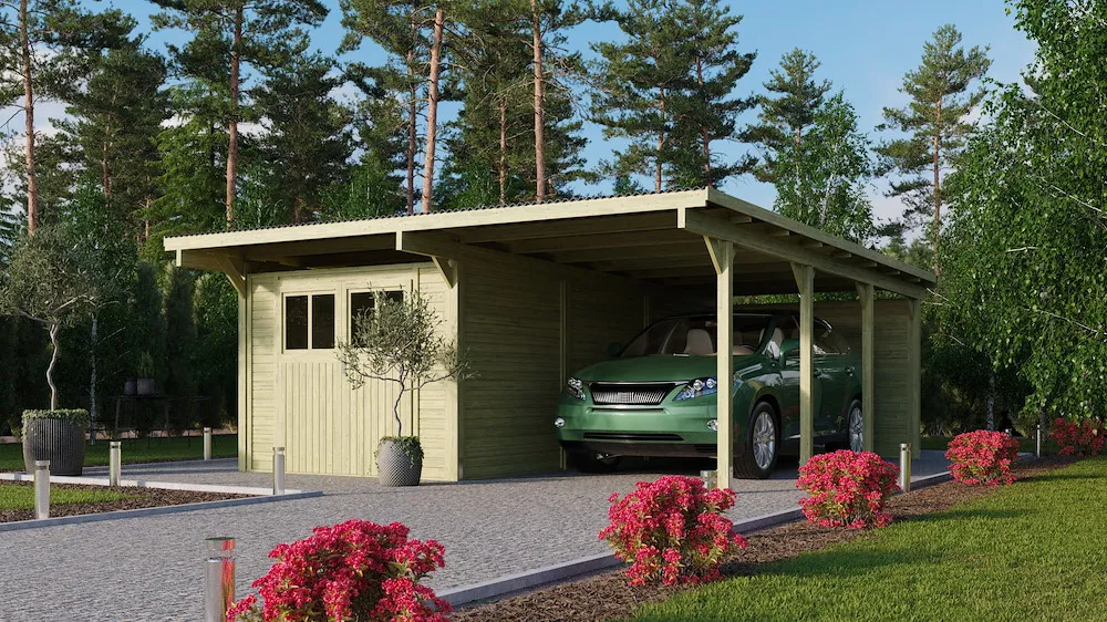 Carport doppelt Eco 2 B