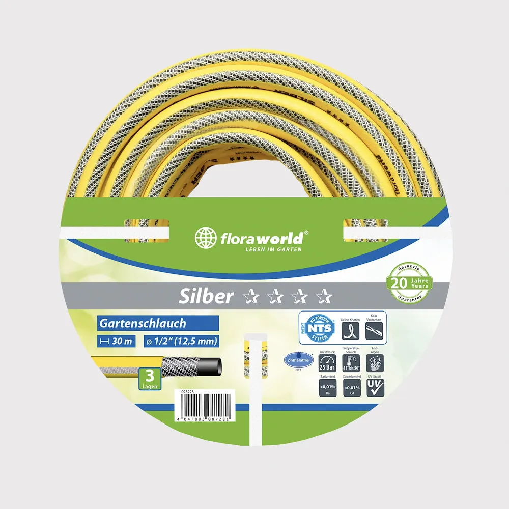Gartenschlauch Silber