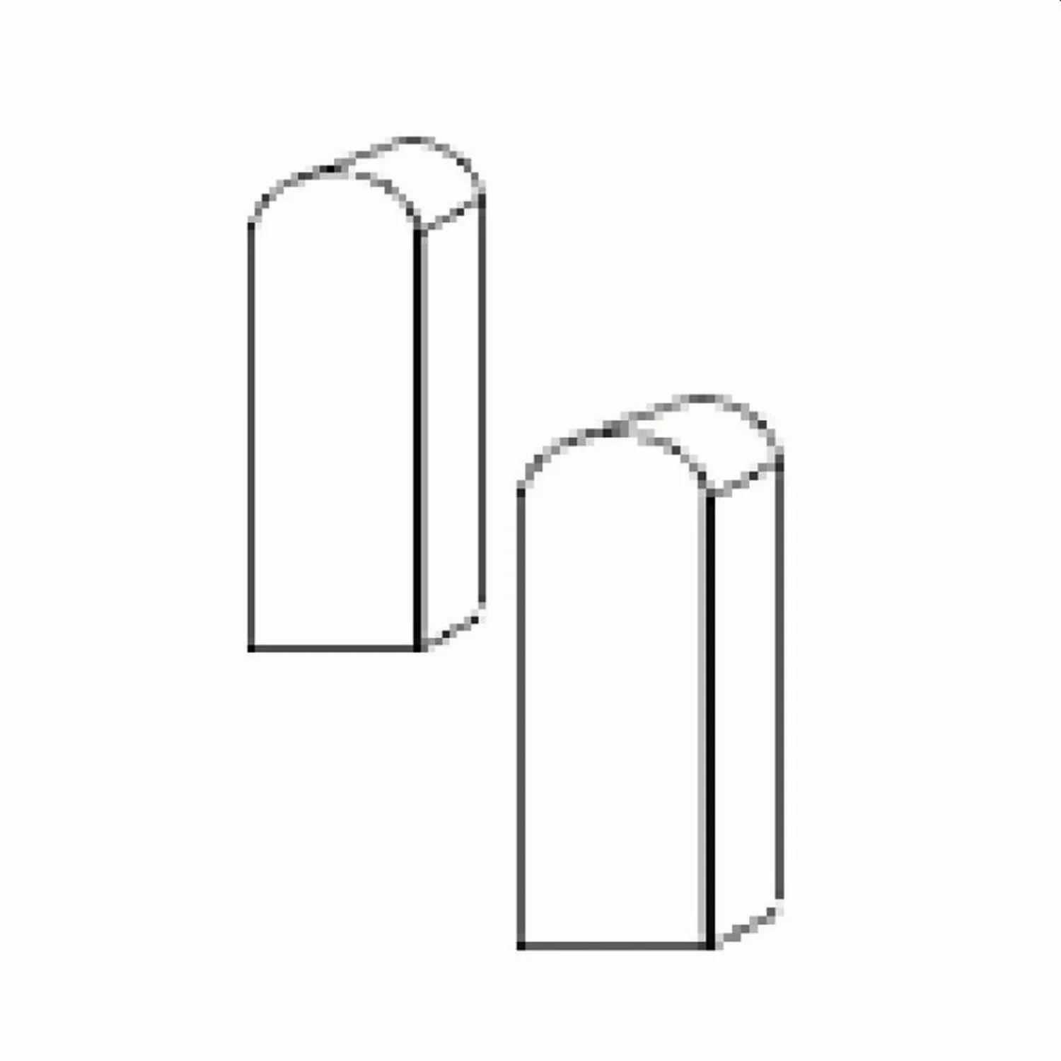 Rundkopfpfosten Douglasie roh