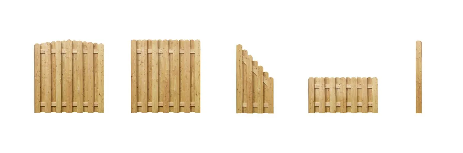 Hollandzaun Douglasie roh