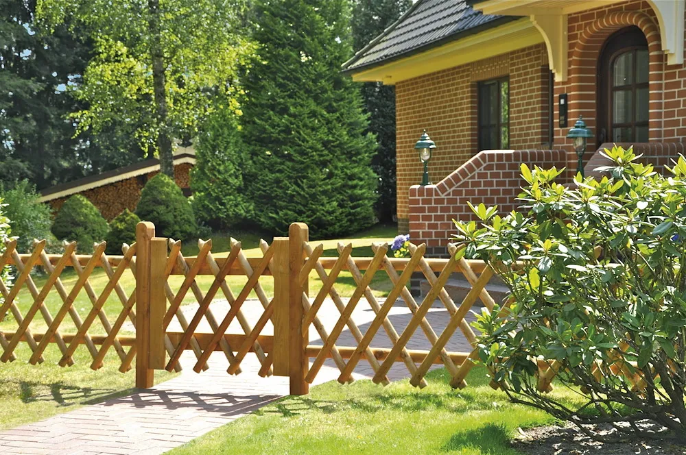 J&auml;gerzaun braun Tor