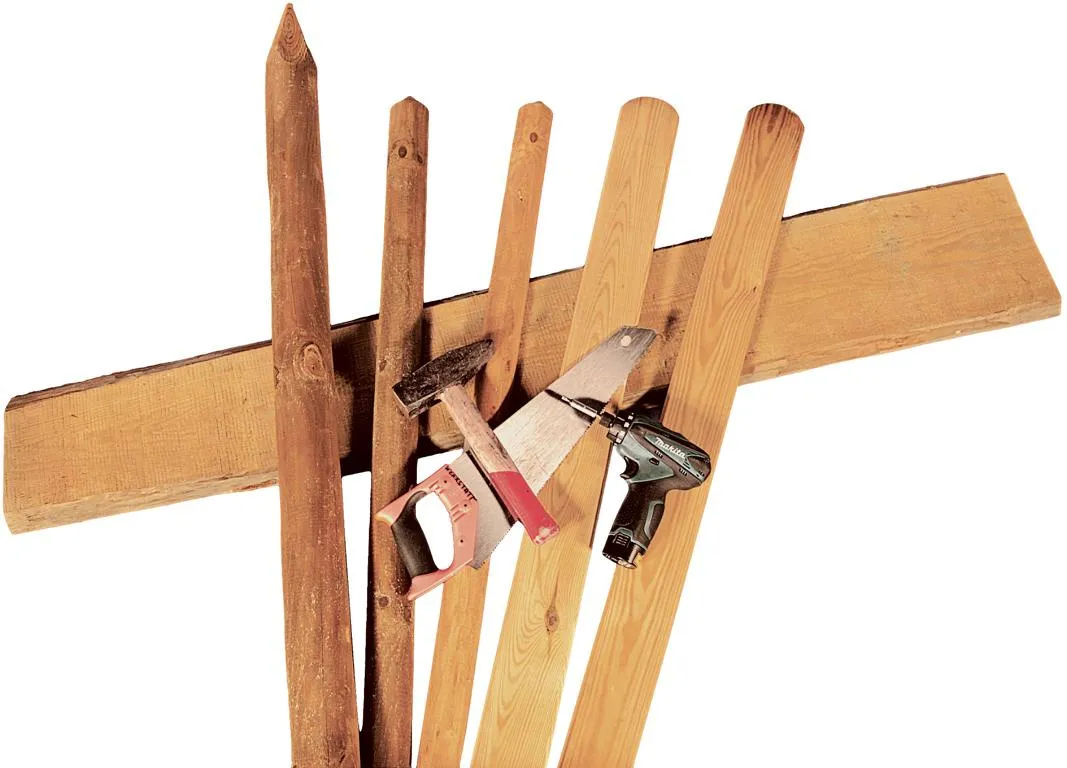 Zaunpfahl braun 8 x 175 cm