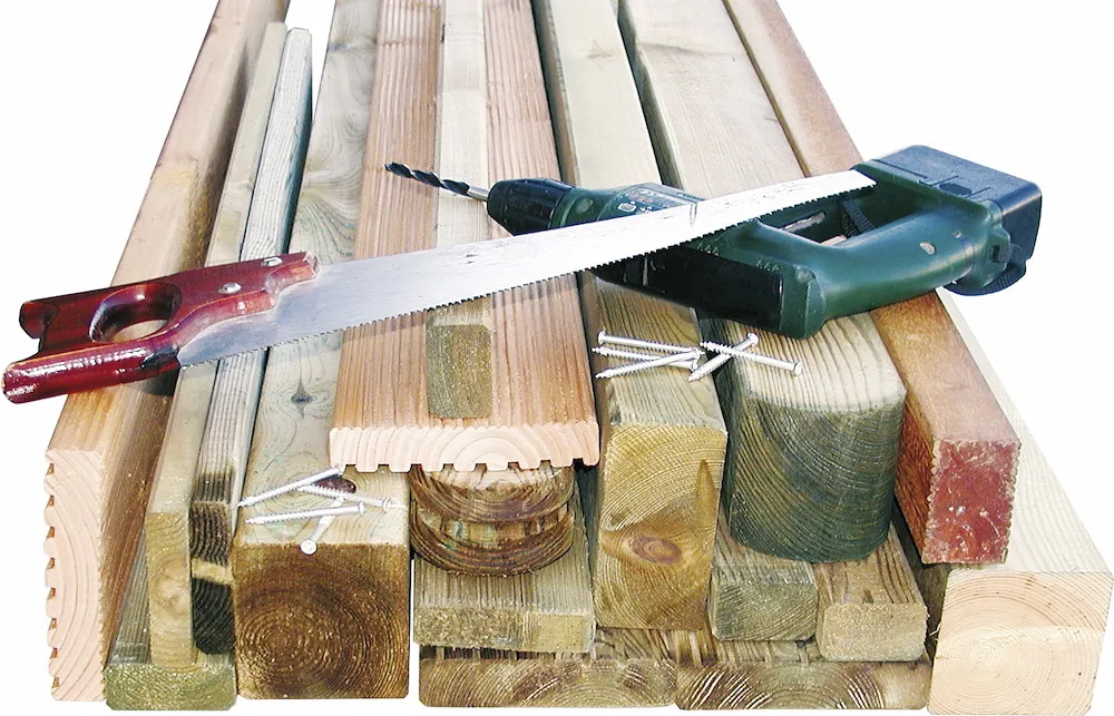 Konstruktionsholz gr&uuml;n