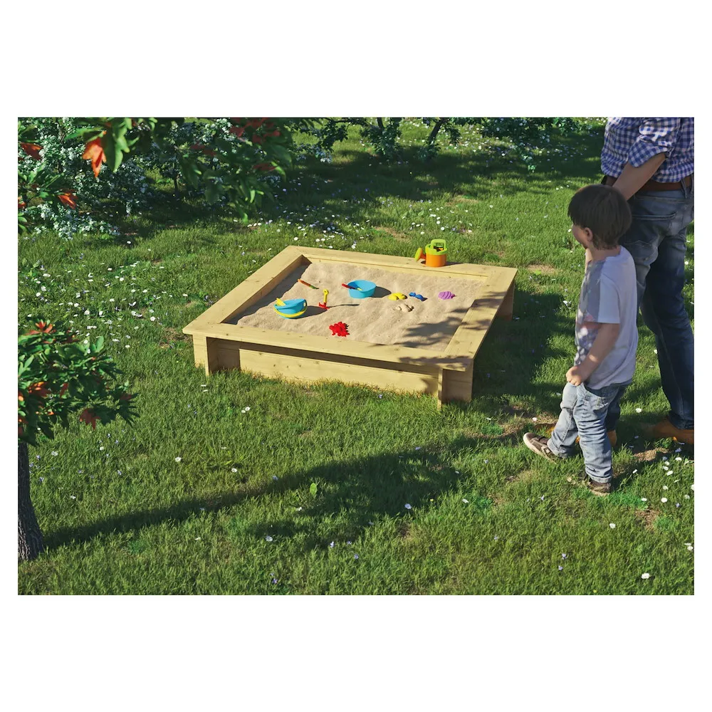 DANI Sandkasten 120x120x25 cm