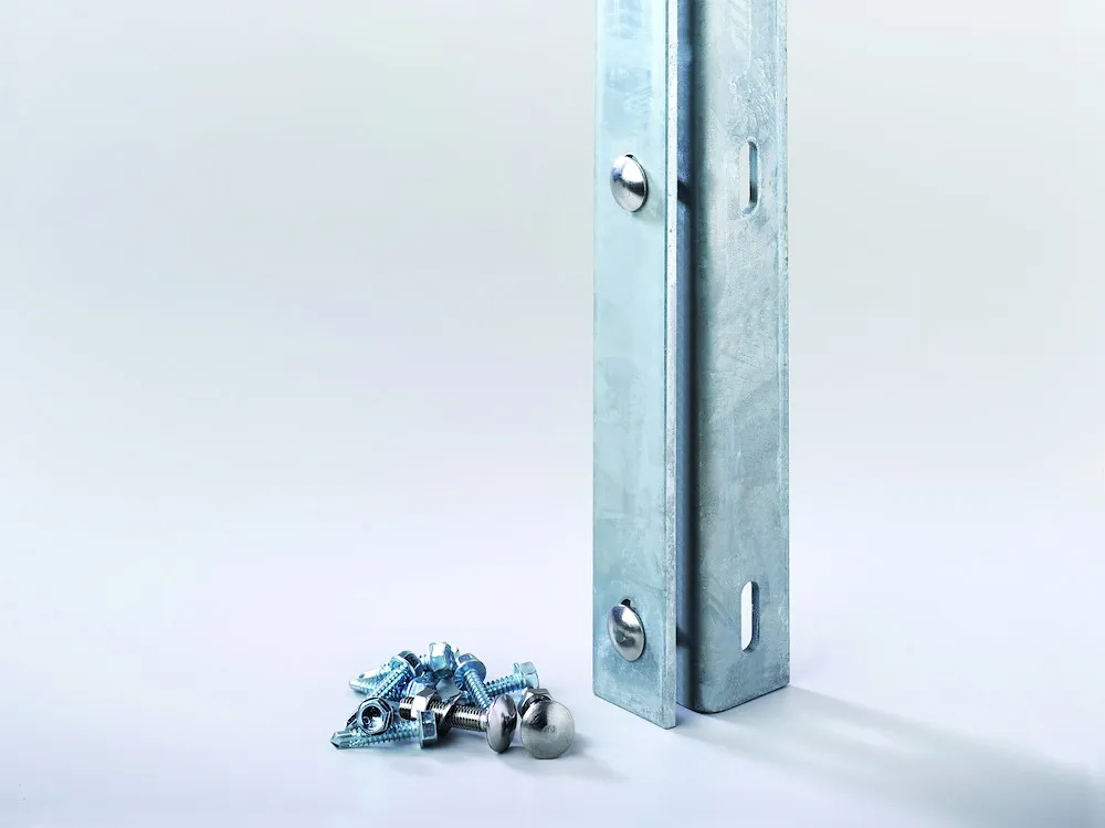 Zaunanschlu&szlig; feuerverzinkt