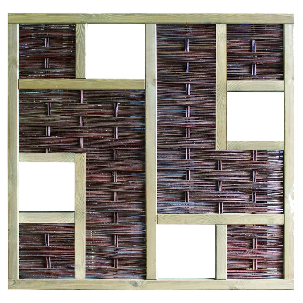 LABO-Weidengeflechtzaun 3D