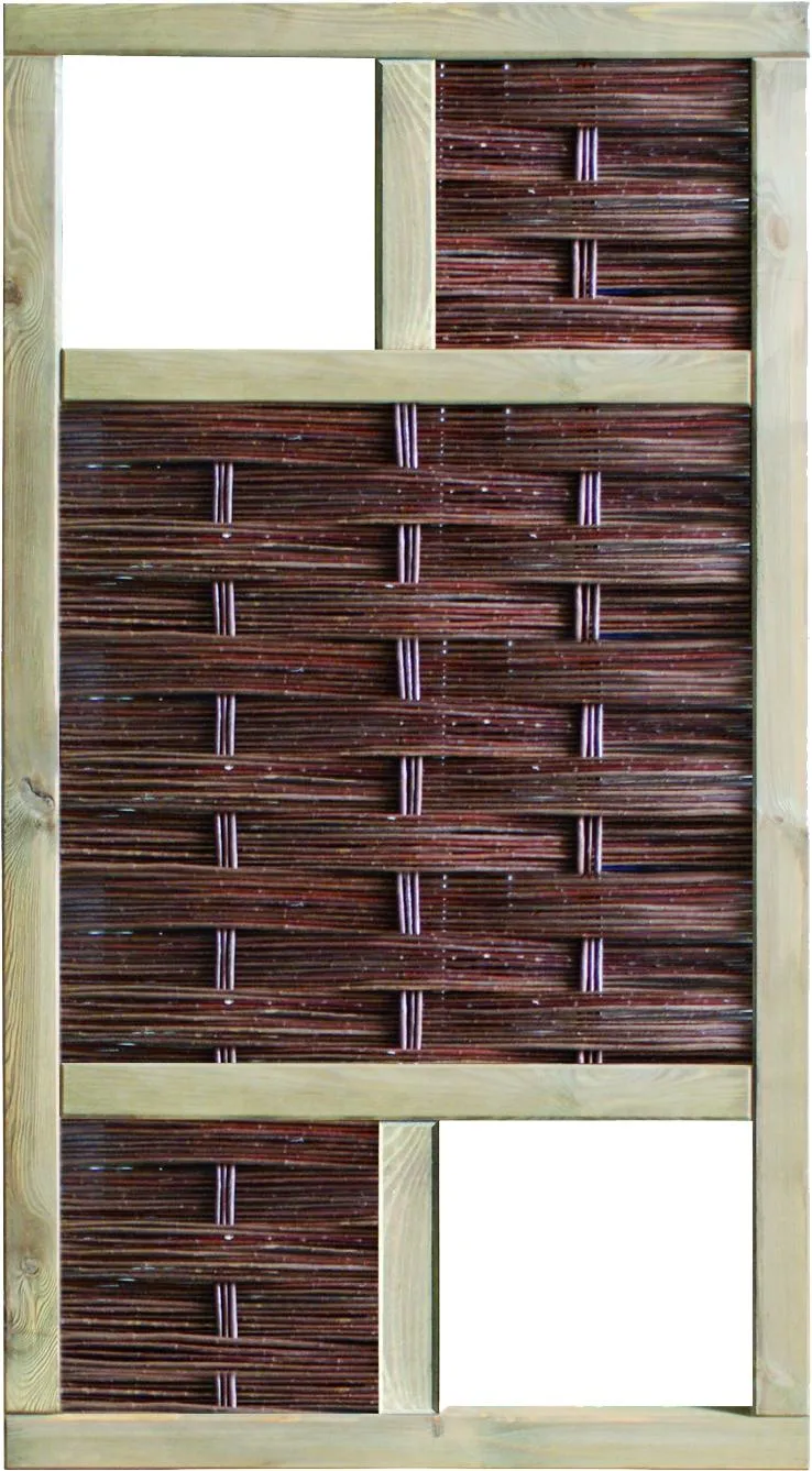 LABO-Weidengeflechtzaun 3D