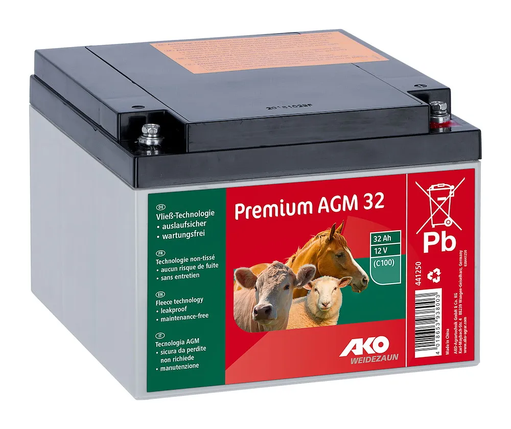 AKO Premium AGM Batterie 32 AH