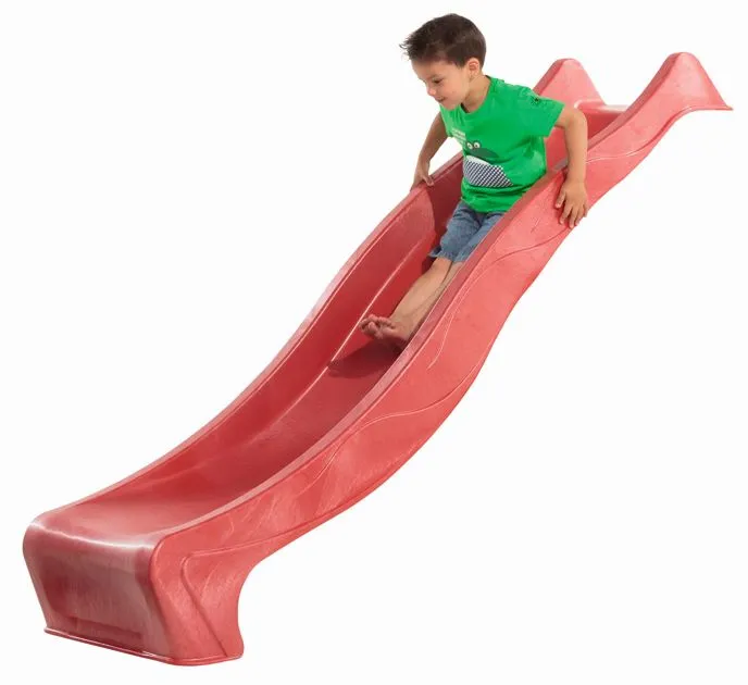 Akubi Wellenrutsche rot 2,50m