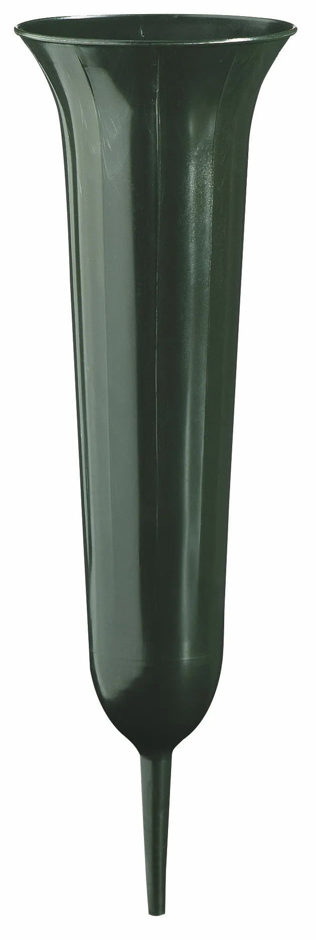 Grabvase 42 cm dunkelgr&uuml;n