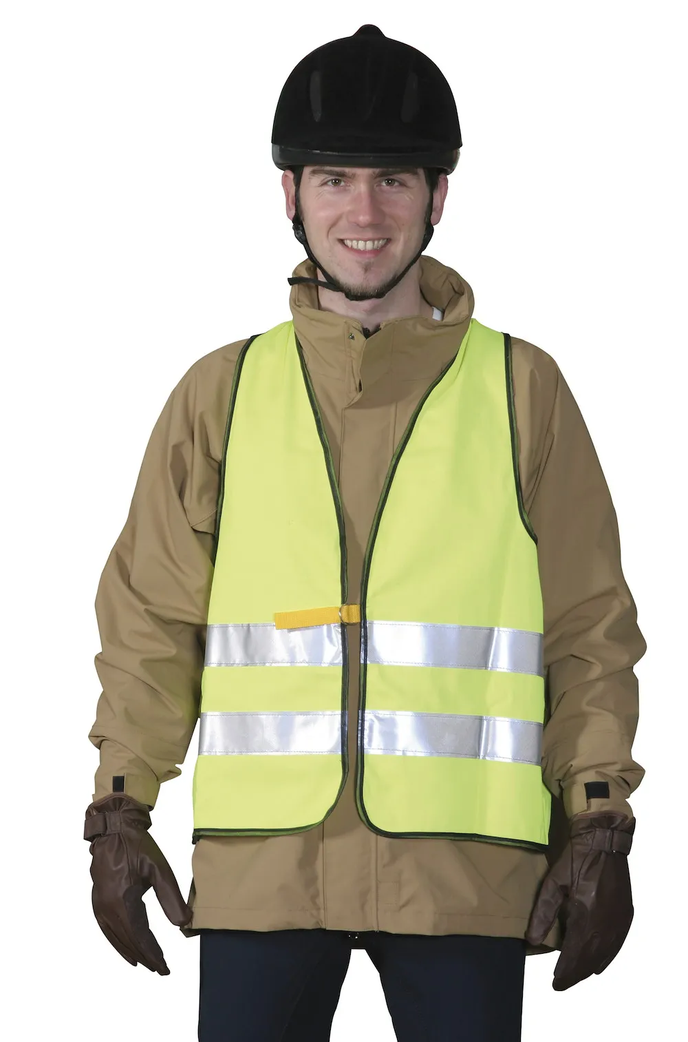 Reflex-Weste neongelb gem&auml;&szlig;