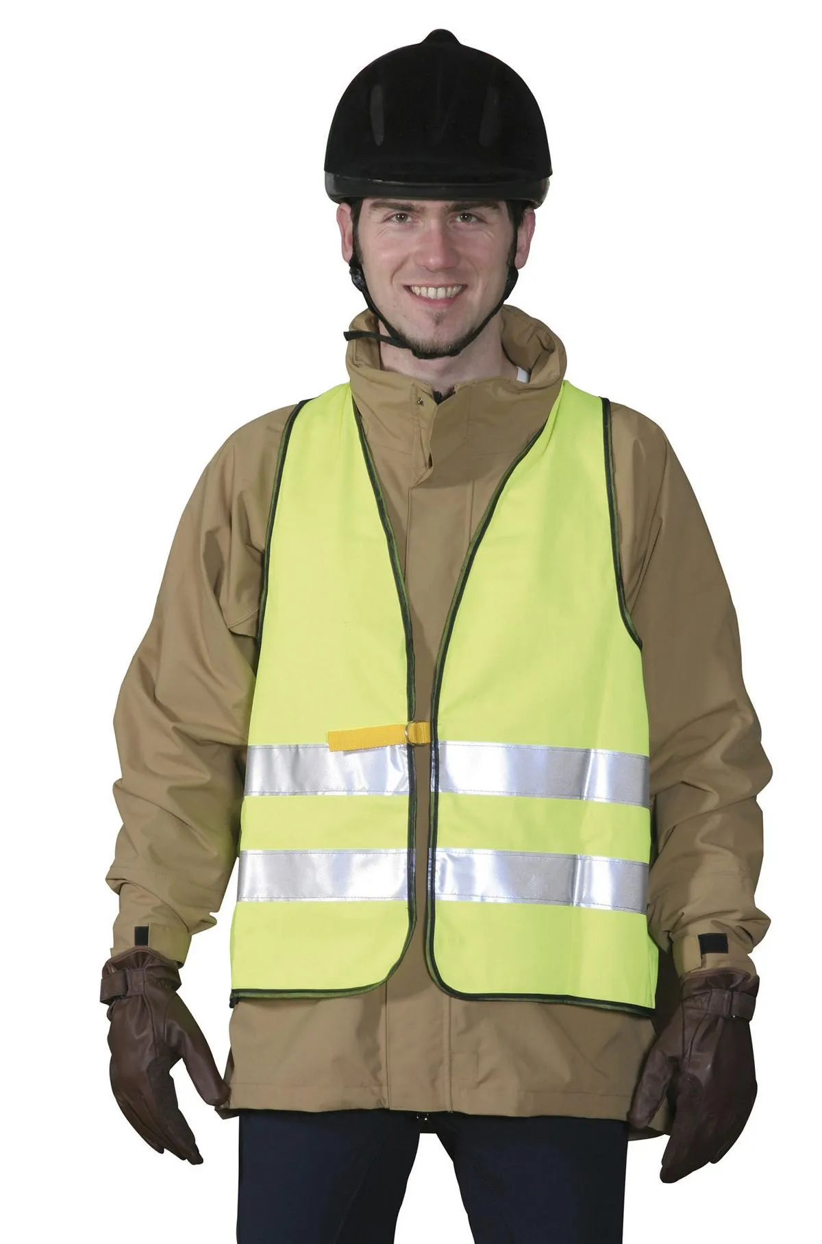 Reflex-Weste neongelb gem&auml;&szlig;