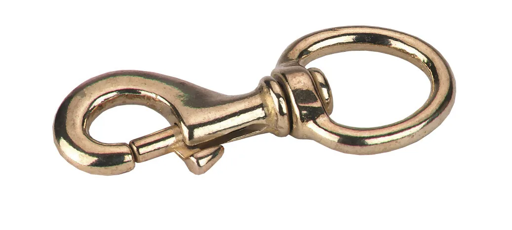 Karabinerhaken, Messing schwer