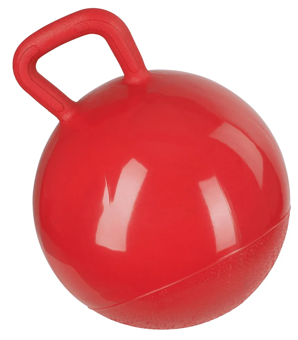 Spielball f&uuml;r Pferde, rot,