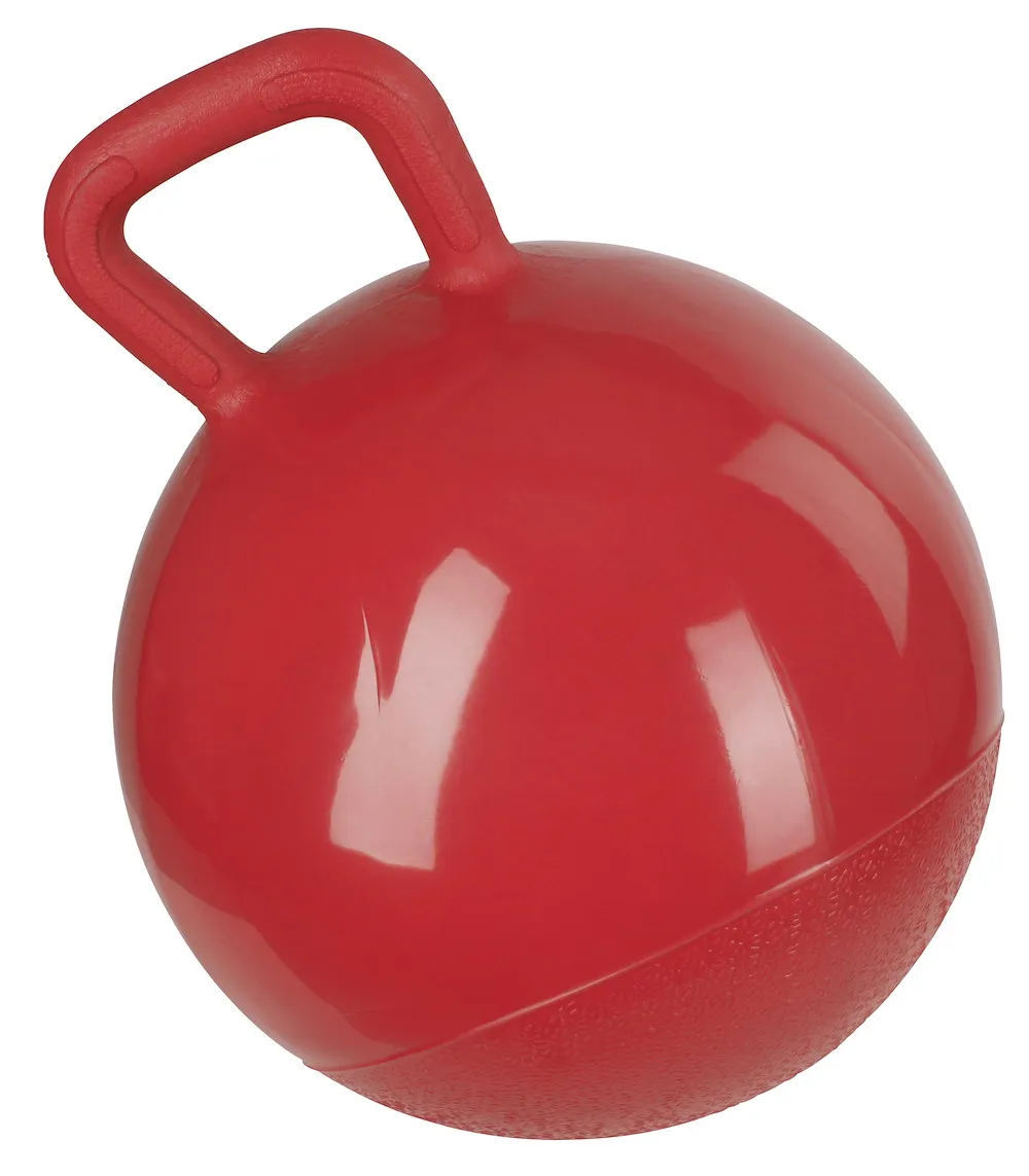 Spielball f&uuml;r Pferde, rot,