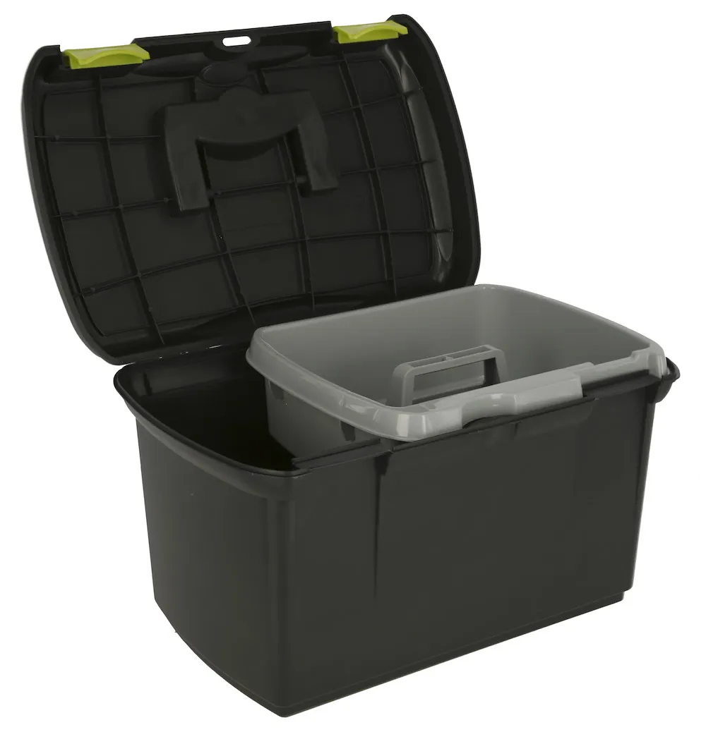 Putzbox schwarz / pistazie