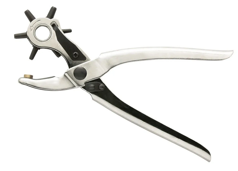 Lochzange, verchromt