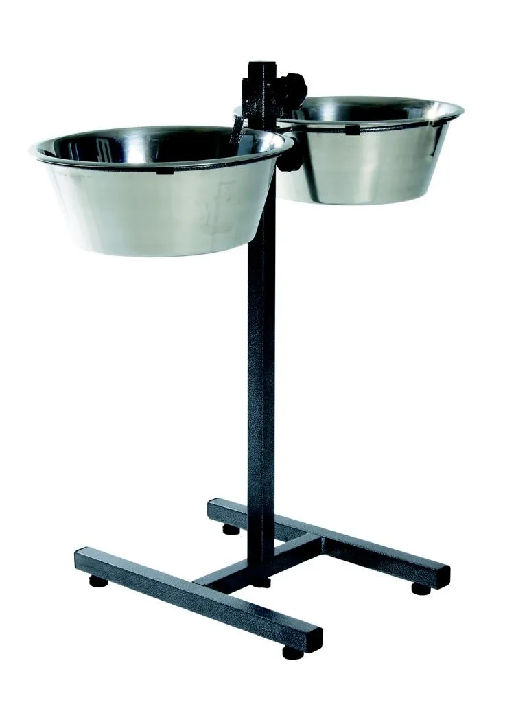 Hundebar mit 2 Edelstahln&auml;pfen