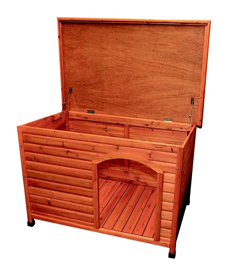 Natura Flachdach-Hundeh&uuml;tte,