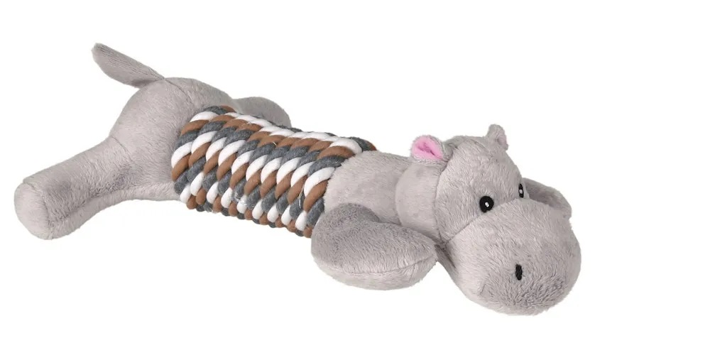 4 Pl&uuml;schtiere, 32 cm, mit Seil