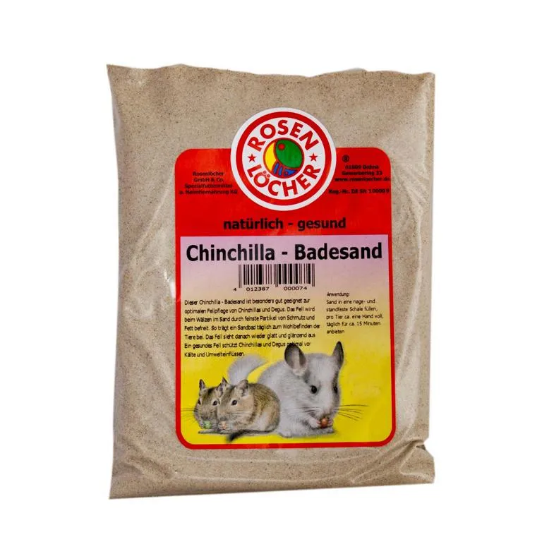 Chinchilla-Badesand,