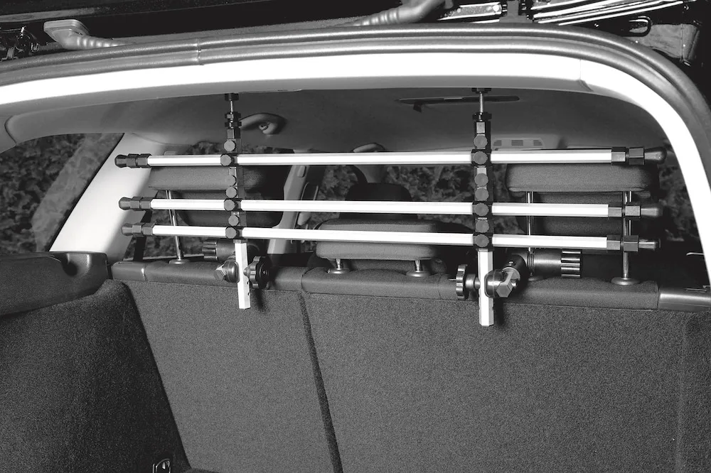 Auto-Schutzgitter silber/schw.