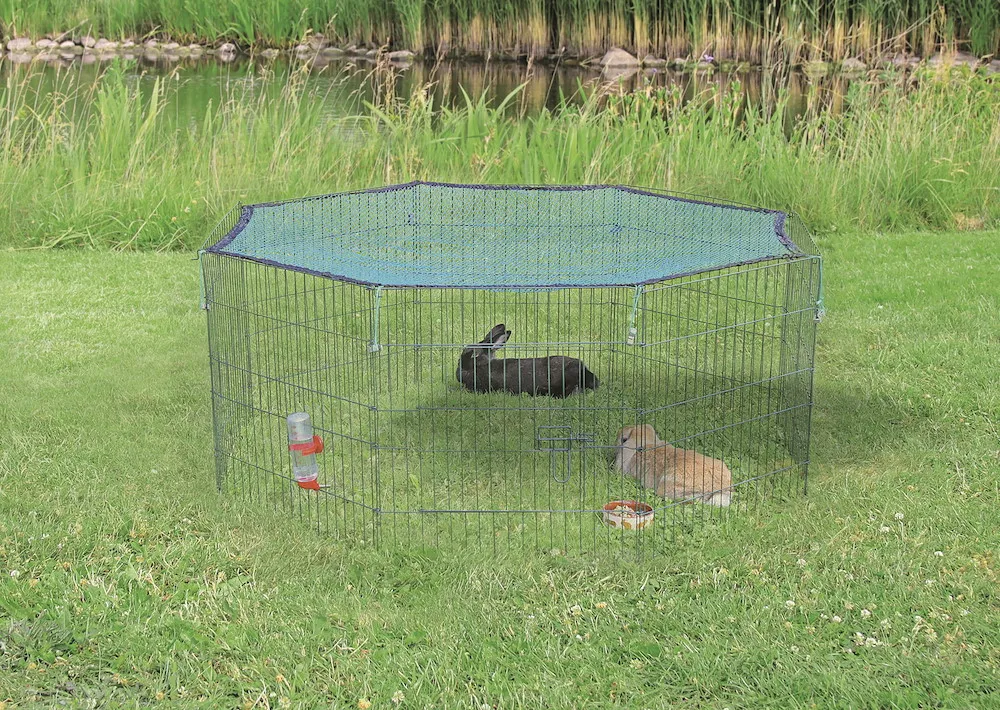 natura Freilaufgehege,mit Netz