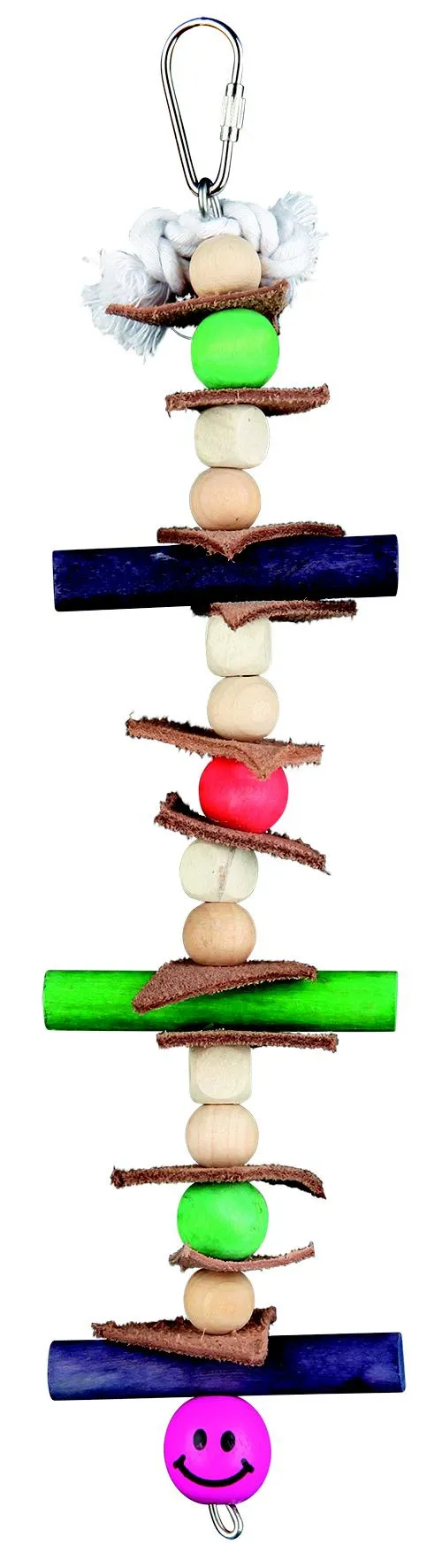 Holzspielzeug mit Leder