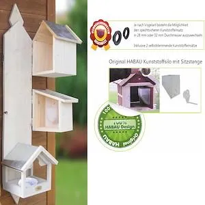 Vogelstation Triple mit