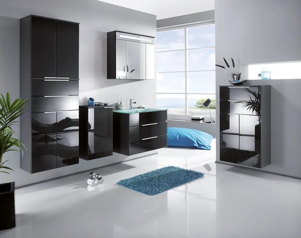 Glaswaschtisch, mintgr&uuml;n