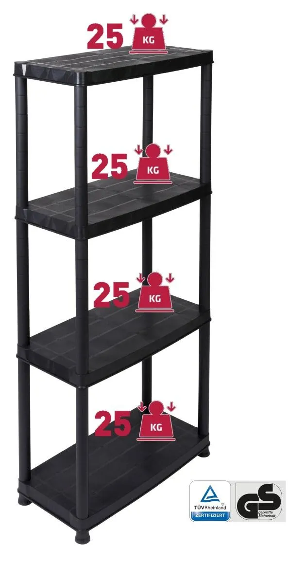 Haushaltsregal Primo m.4 B&ouml;den