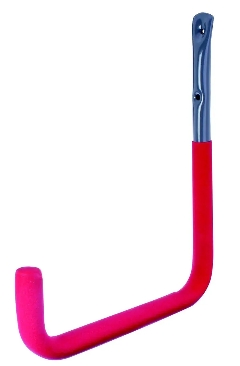 Wandhaken m.rot.Gummierung